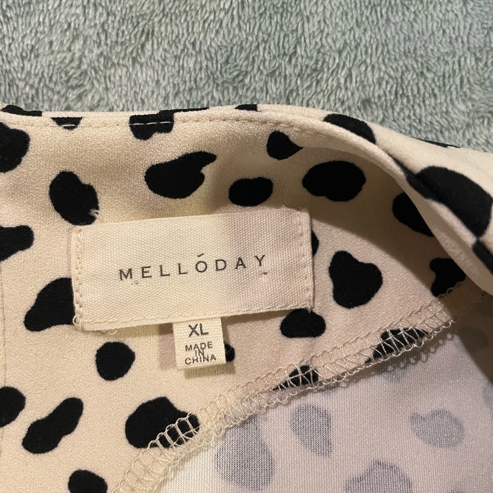 Women’s Melloday Cheetah Print Blouse - Picture 4 of 7